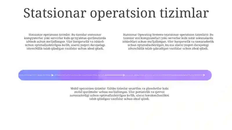 Statsionar Va Mobil Operation Tizim Turi 3