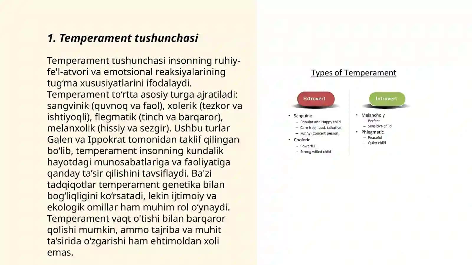 Temperament Tushunchasi 3