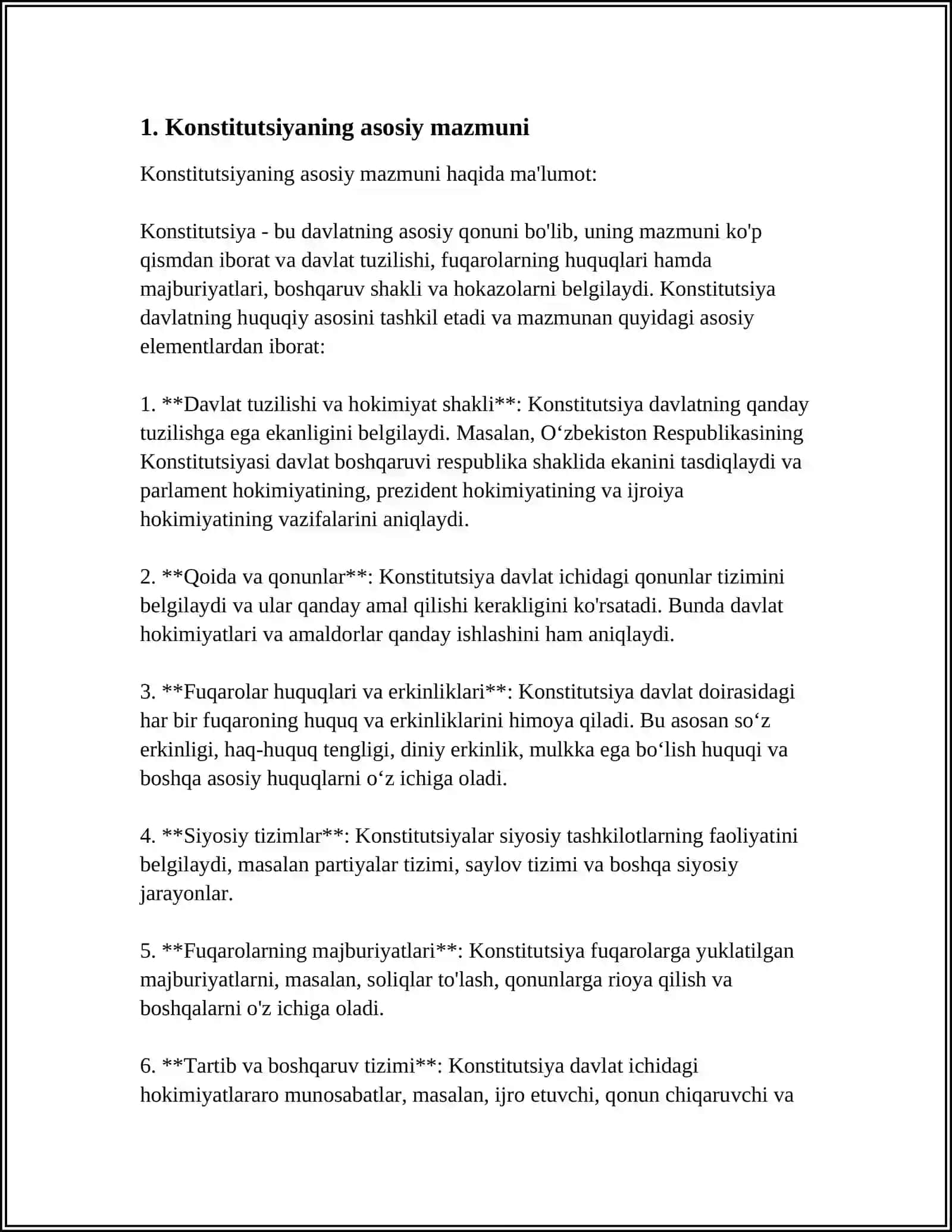 Konstitutsiya va Qonun Prinsiipi Ahamiyati 3