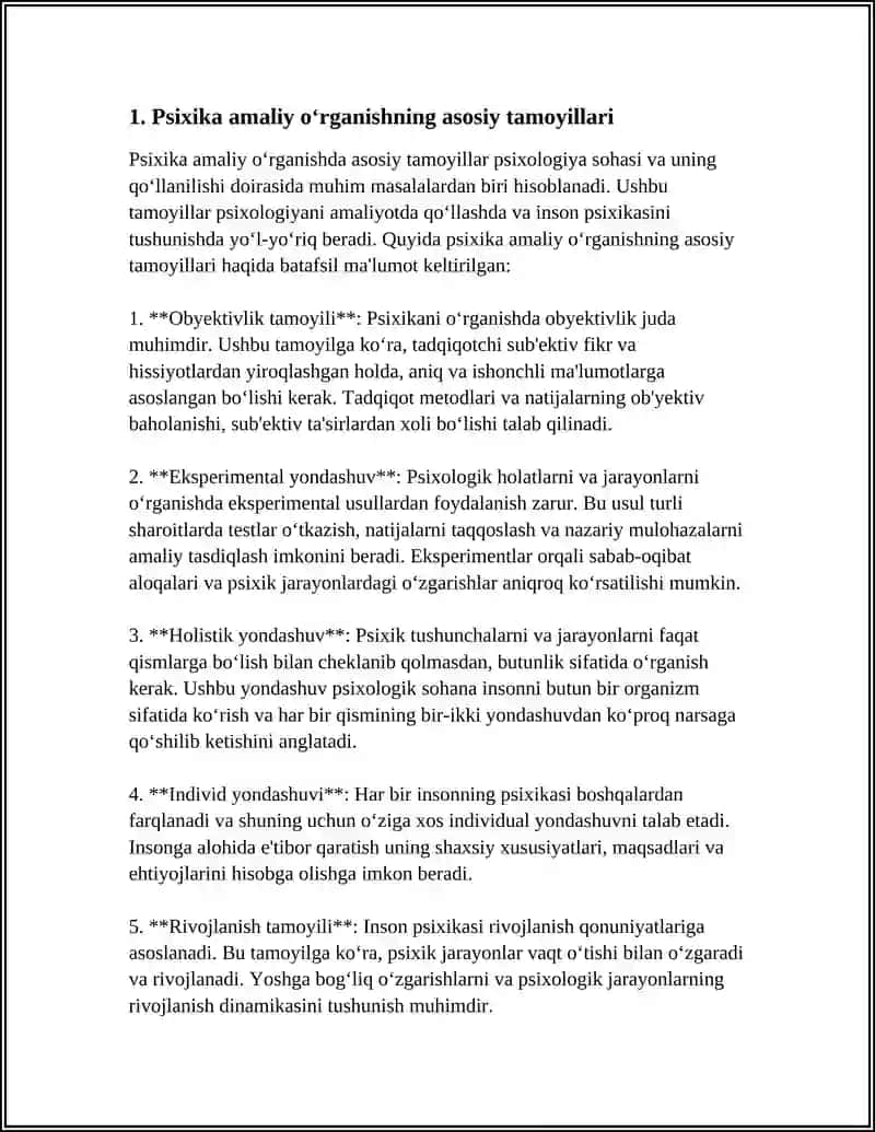 PSIXIKA AMALIY OʻRGANISH METODLARI 3