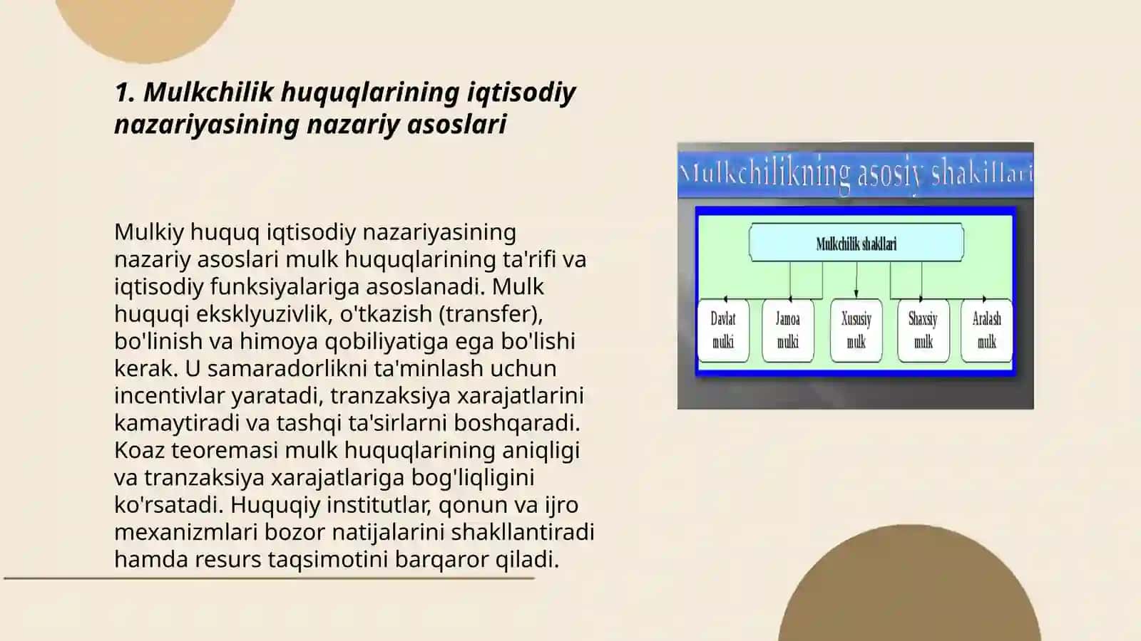 Mulkchilik huquqlarining iqtisodiy nazariyasi 3