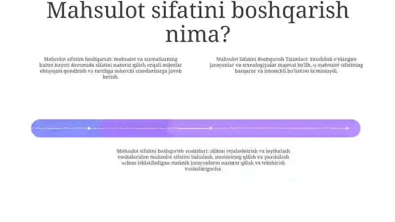 Mahsulot Sifatini Boshqarish Tizimlari 3