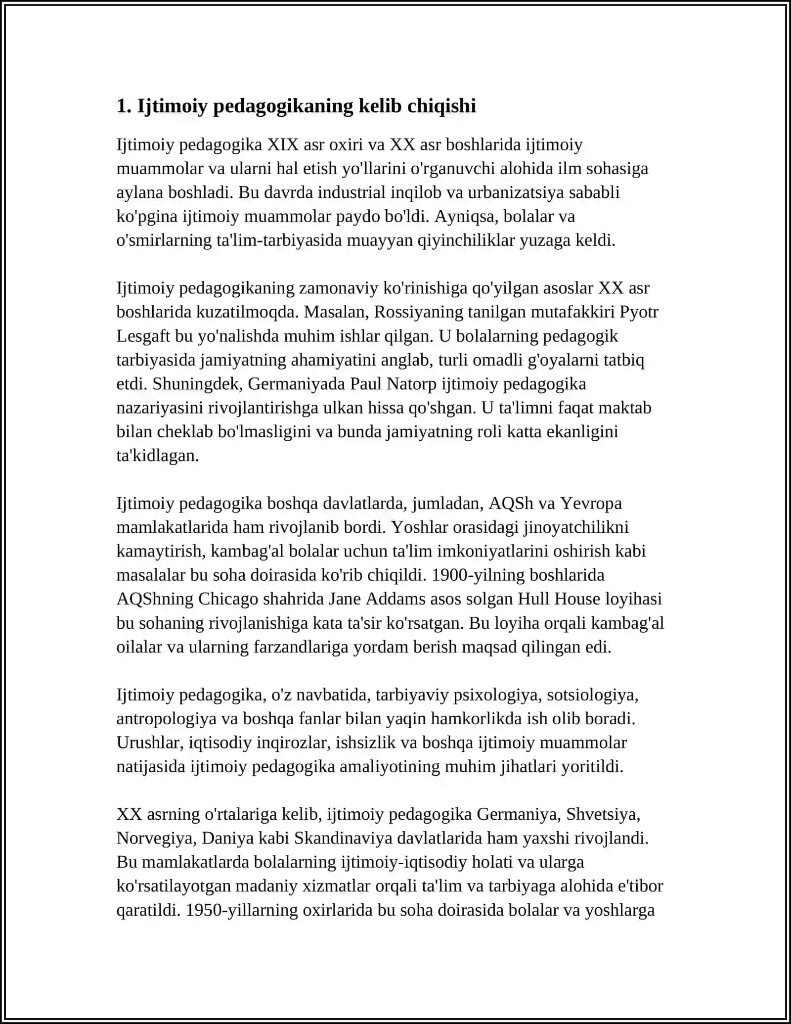 Ijtimoiy Pedagogikaning Tarixiy Asoslari 3