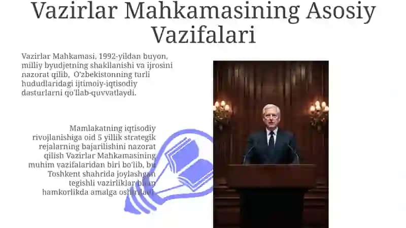 Vazirlar Mahkamasining vazifalari 3