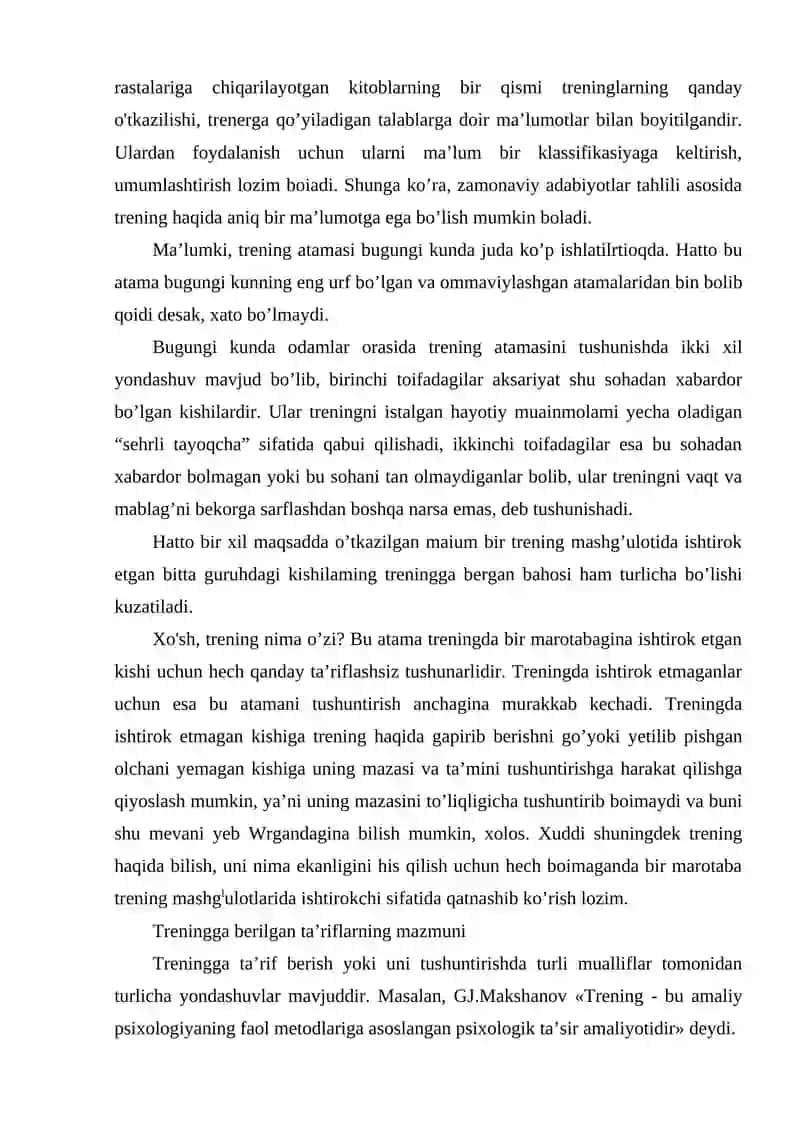 Psixologik treningda o'yin usullari 3