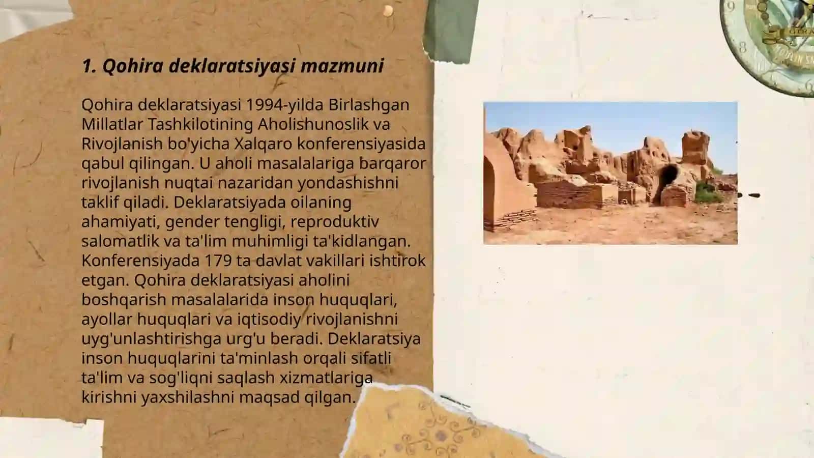 Qohira deklaratsiyasi Tarixi 3