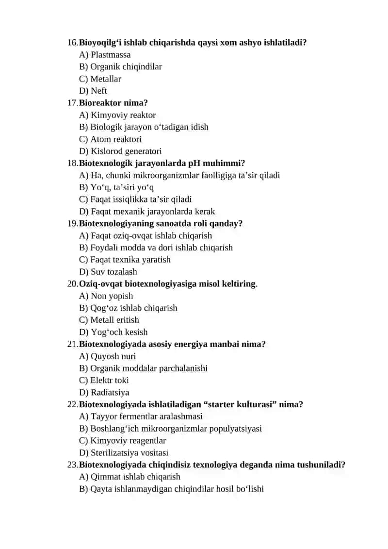 Biotexnologiya faniga kirish 3