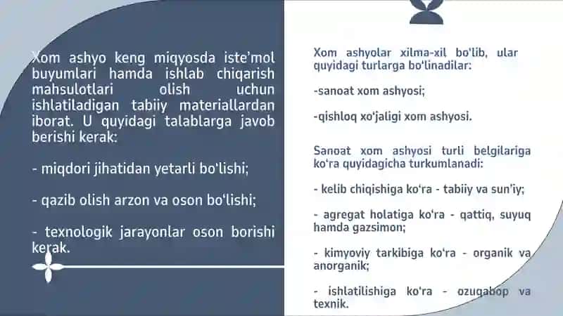SANOATNING XOM ASHYO MANBASI VA TEJAMKORLIK STRATEGIYASI 3