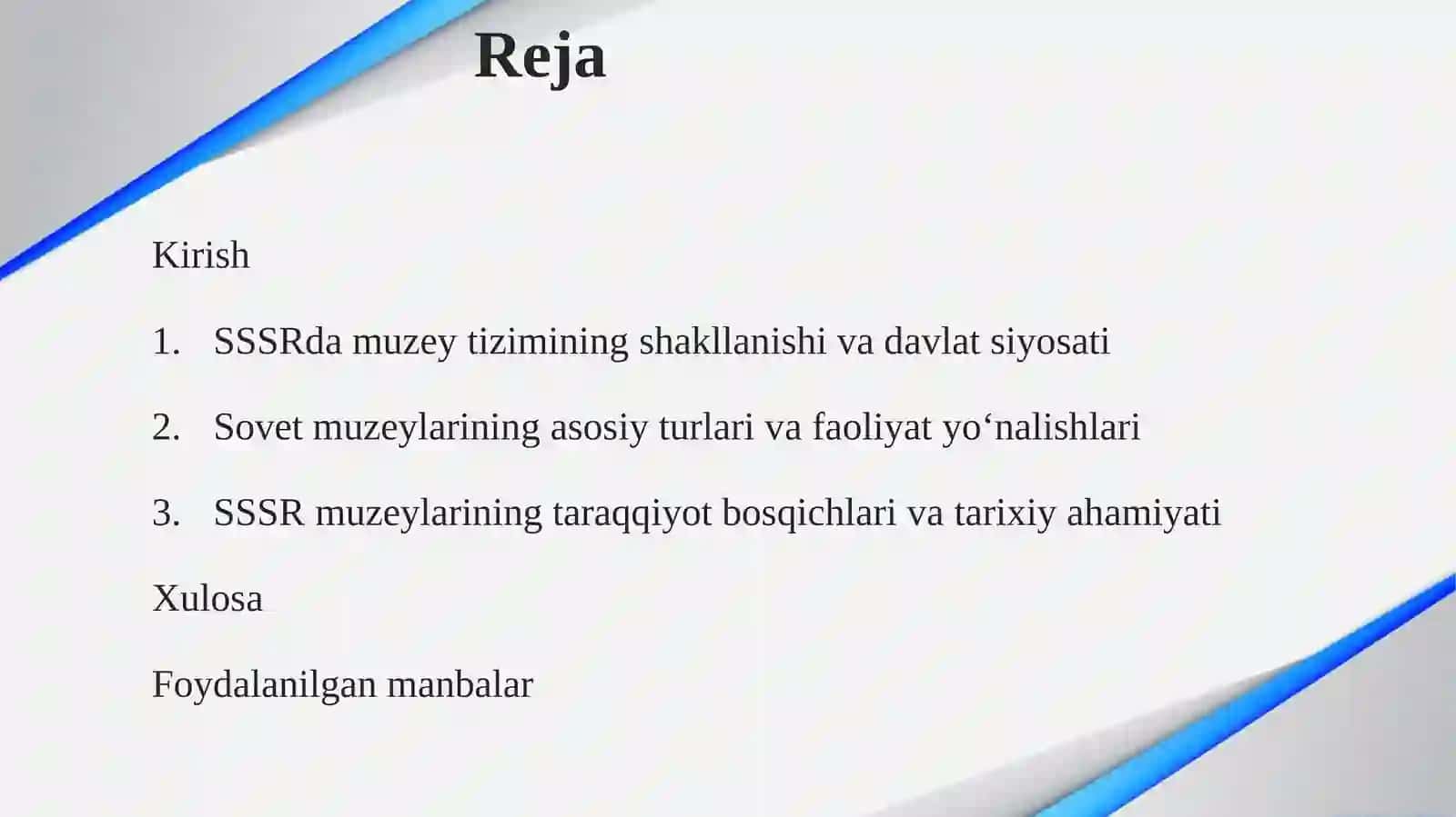 SSSR muzeylarining shakllanishi va taraqqiyoti 3
