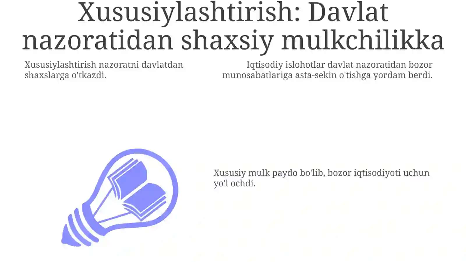 Xususiy mulk va bozor munosabatlarining evolyutsiyasi 3