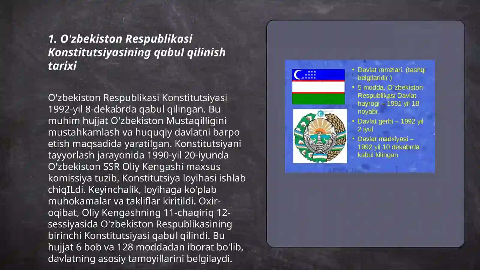 O'zbekiston Respublikasi Konstitutsiyasi 3