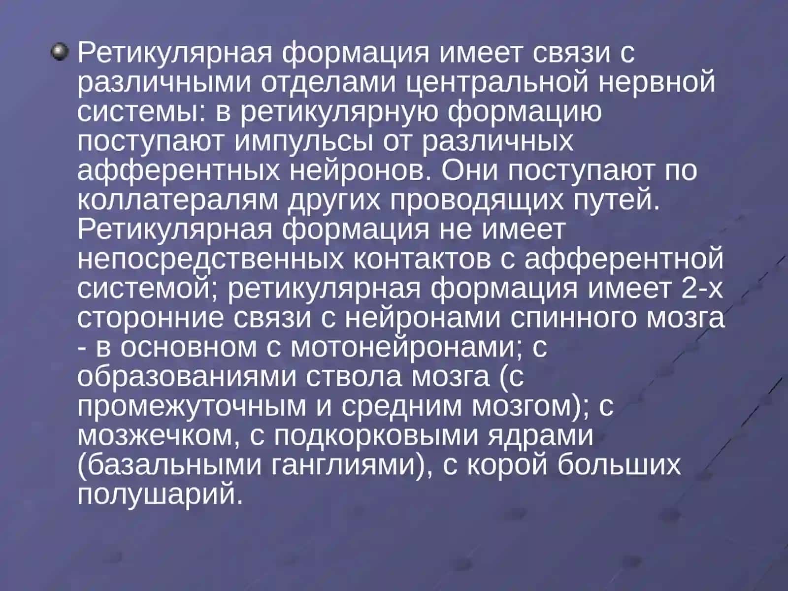 Ретикулярная формация 3