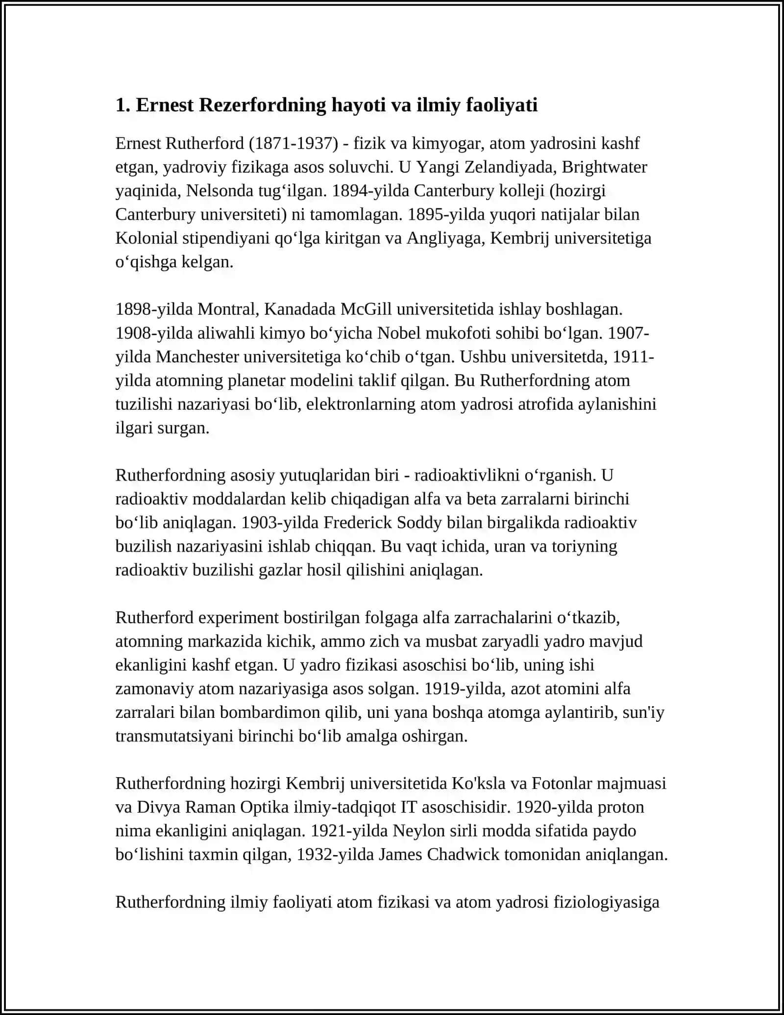 REZERFORD TAJRIBASI 3