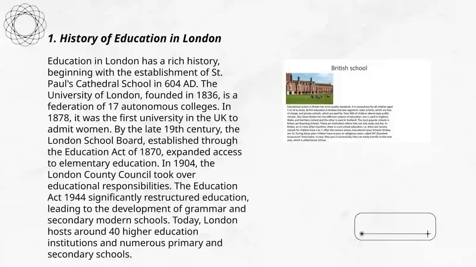 London and its education systems 3