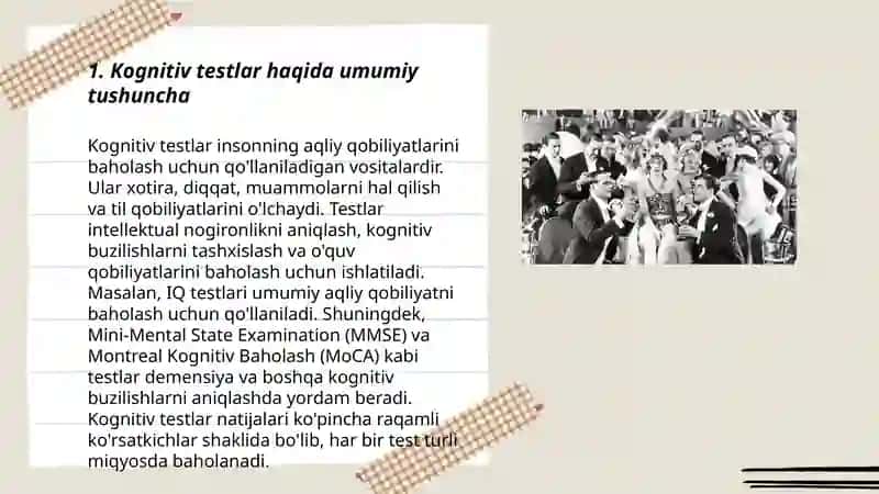 Kognitiv testlar va ularning ahamiyati 3