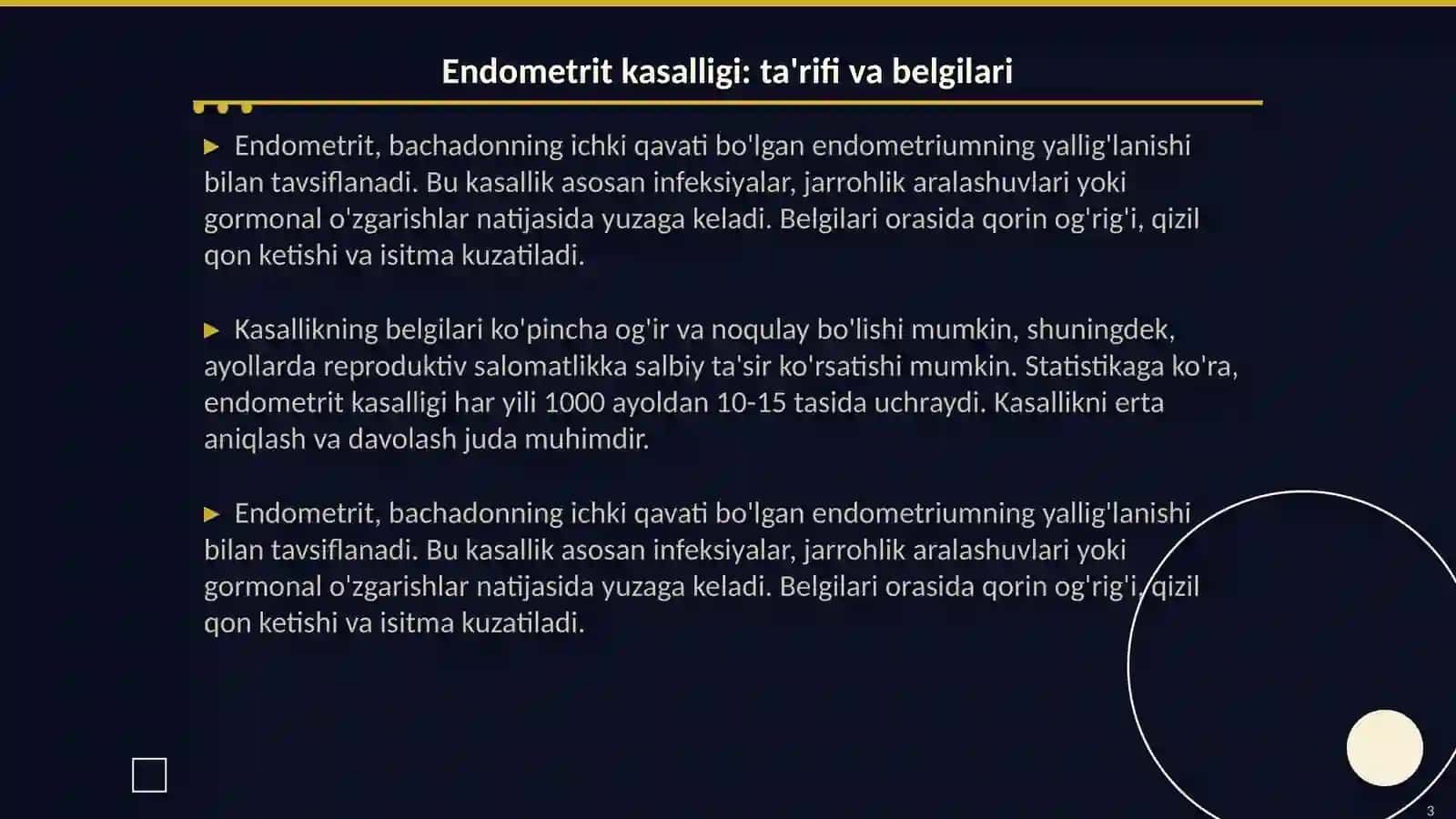 Endometrit salpingint va ginit kasalliklari 3