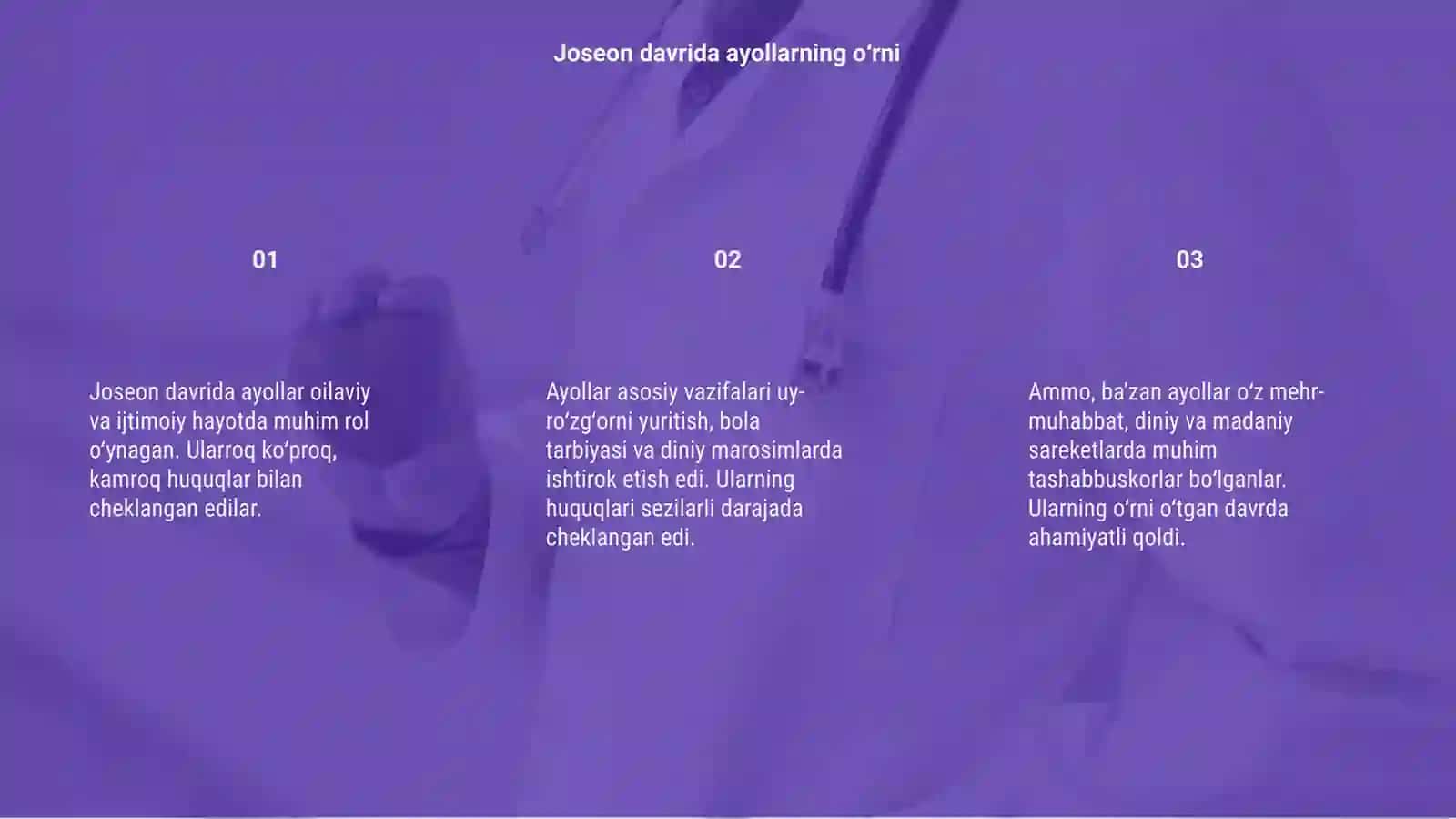 Joseon davrida ayollar huquqlari va ijtimoiy o‘rni 3