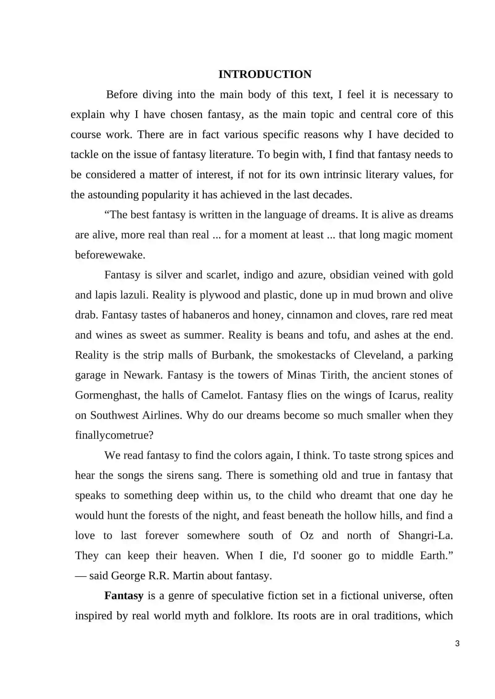 British Fantasy Fiction in the 20th Century 3