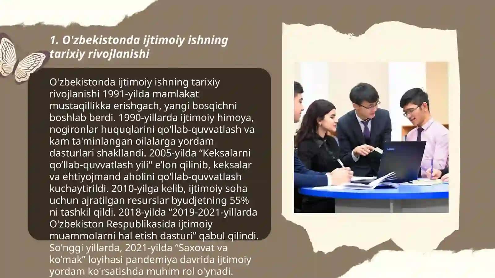 O'zbekistonda ijtimoiy ishni rivojlanishi 3