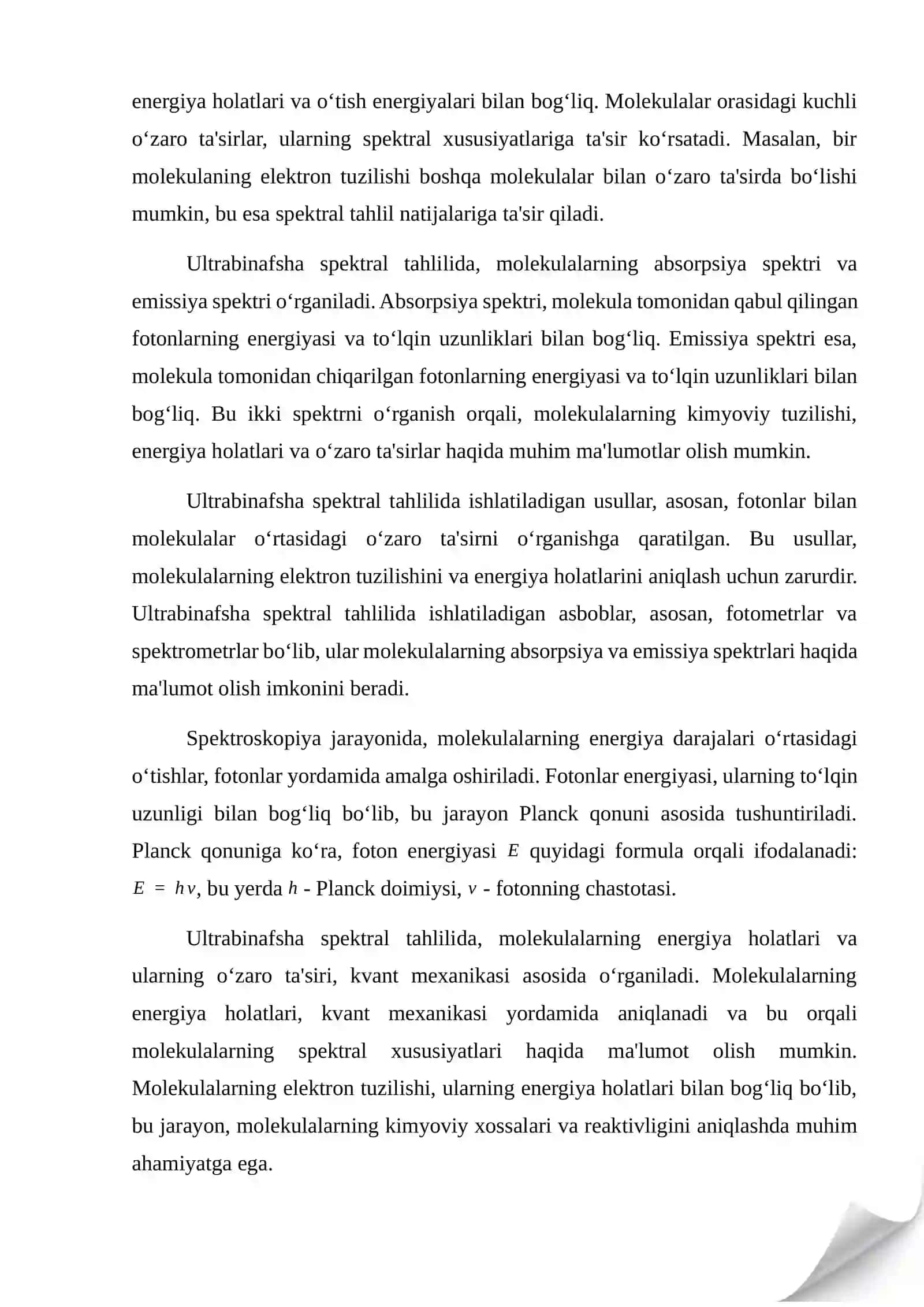 UB, IQ , YaMR va Mass spektrometroya 3