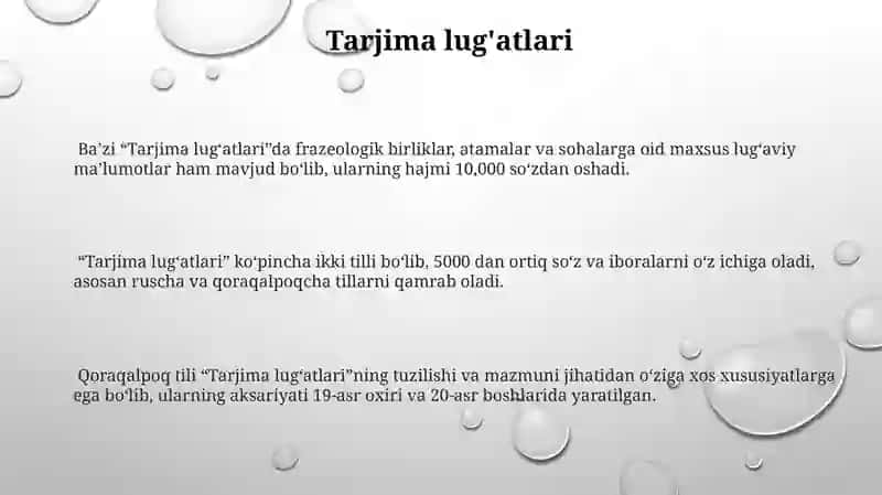 QARAQALPAQ TILLERDIŃ EN ÁYYEMGI SÓZLIKLERI 3