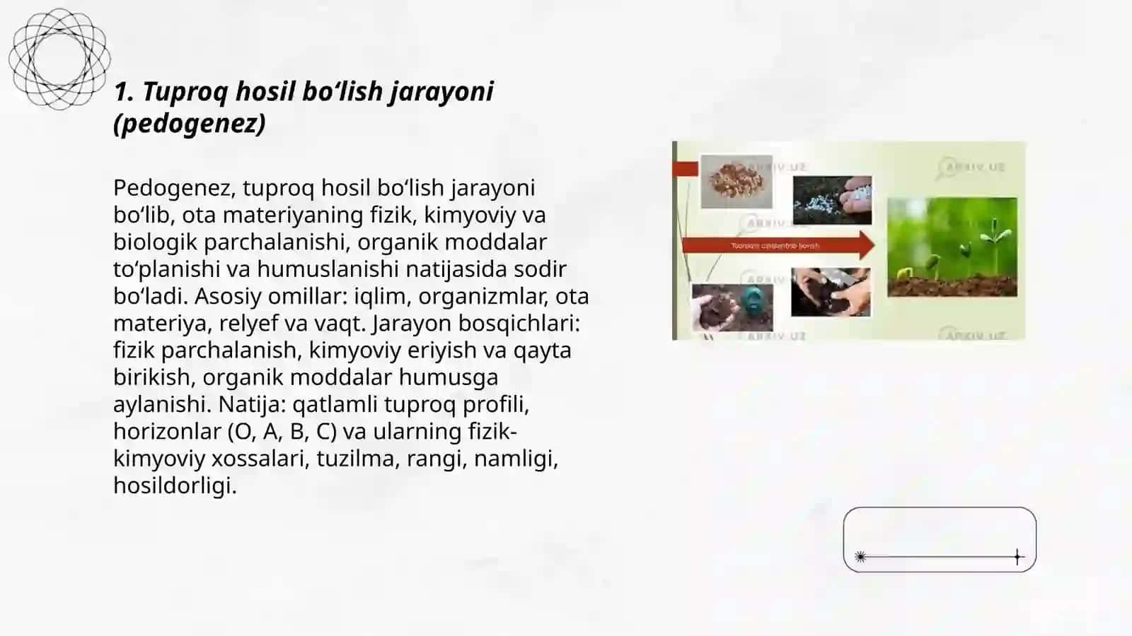 Tuproq va uning tabiiy xususiyatlari 3