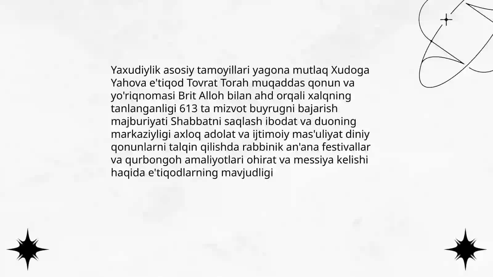 Yaxudiylik ta‘limoti va muqaddas kitobi 3