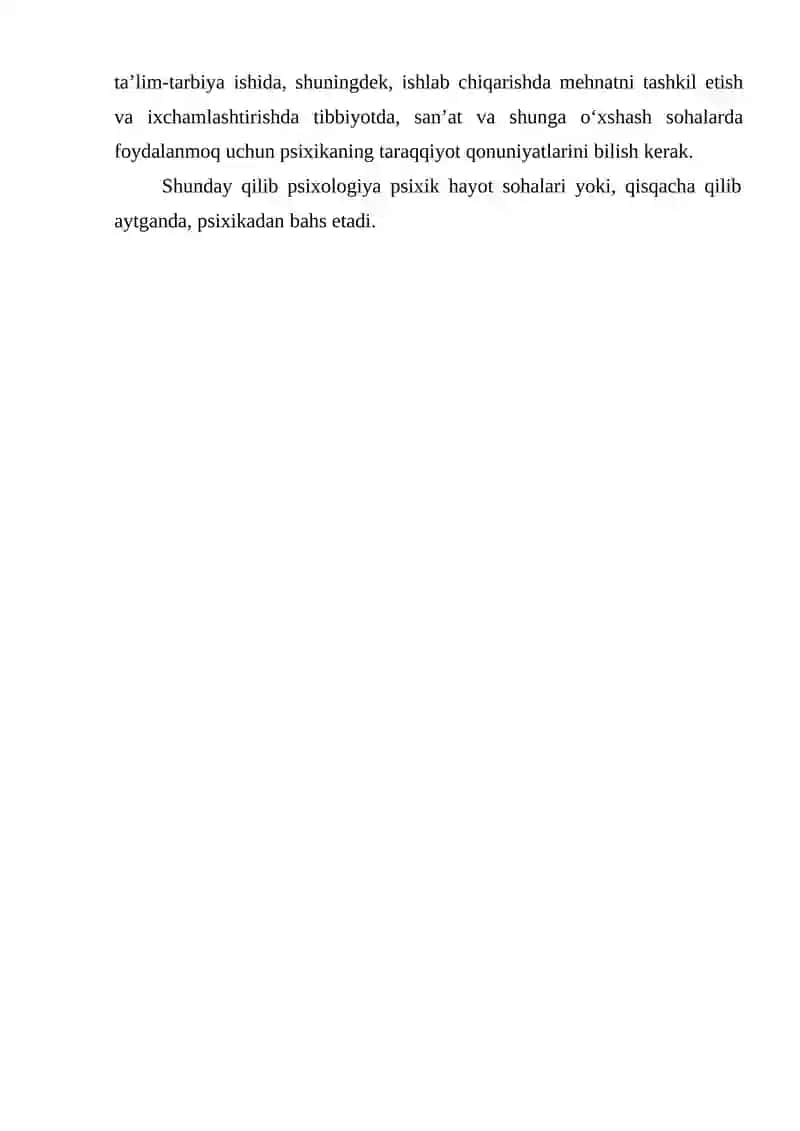 Psixologiyaning sohalari 3