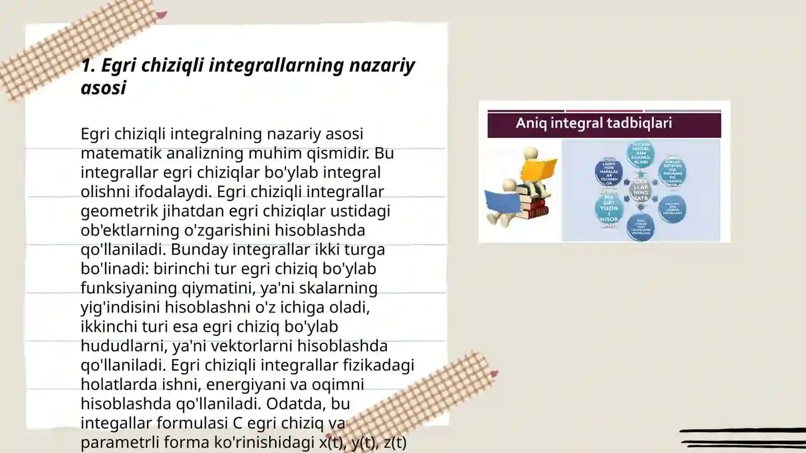 Egri chiziqli integrallarning nazariy asosi 3