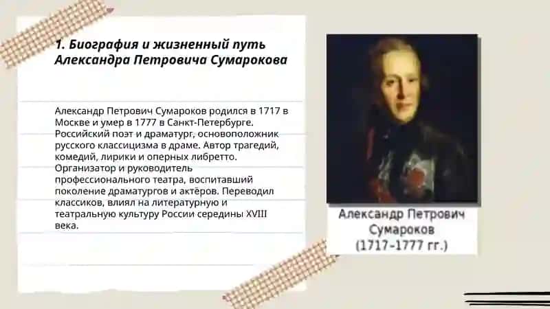 Александр Петрович Сумароков 3