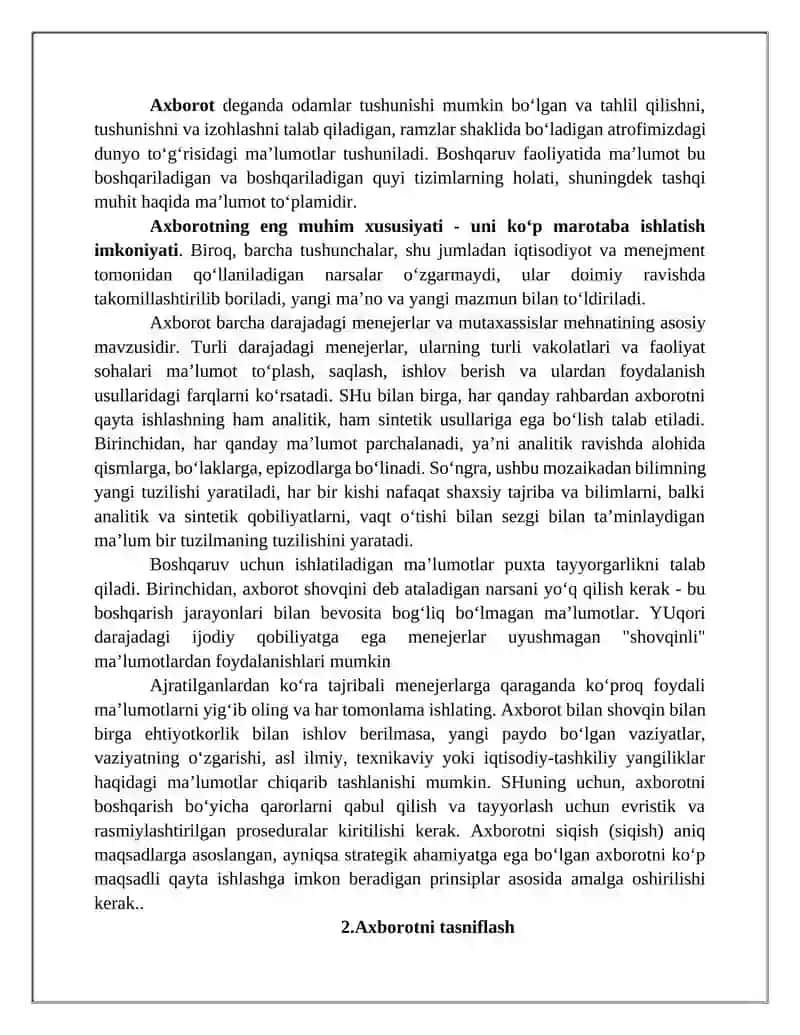 Korxonaning axborot resurslari 3