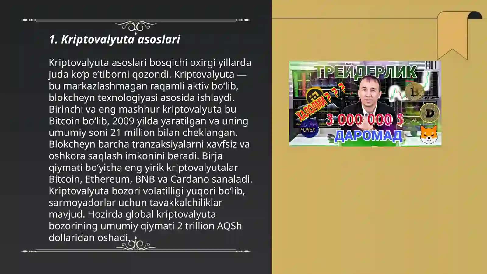 Kriptovalyutalar bozori 3