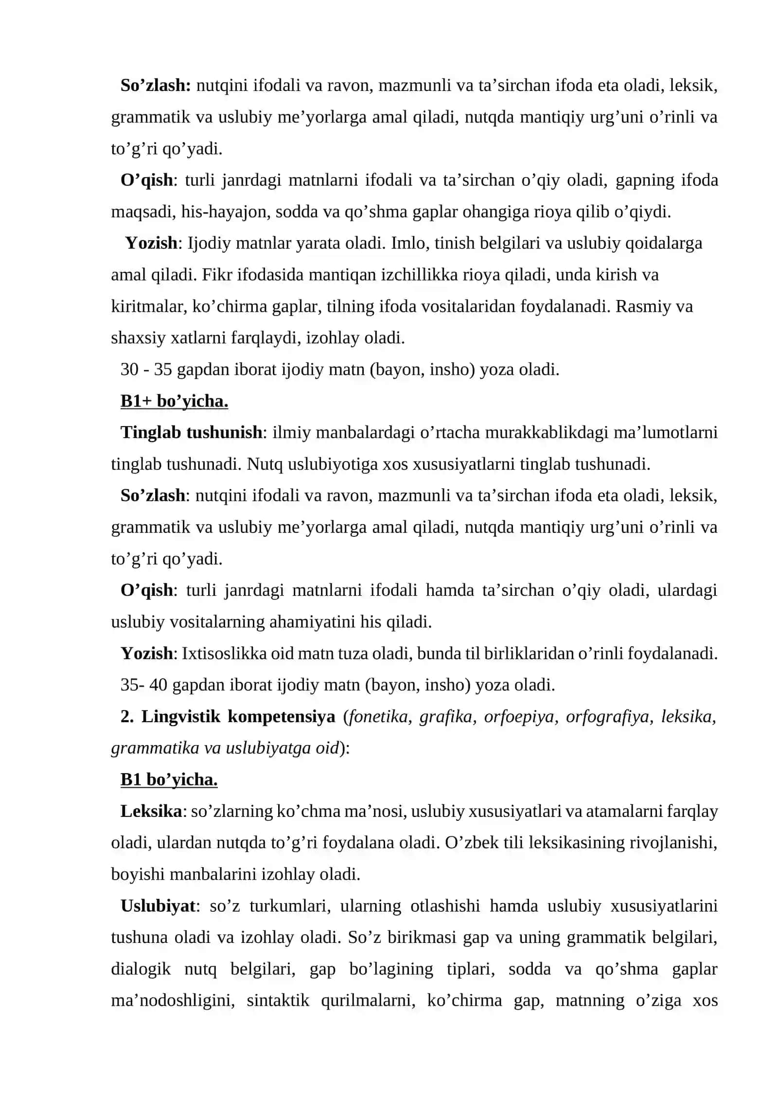 Nutq uslublari ustida ishlash metodikasi 3