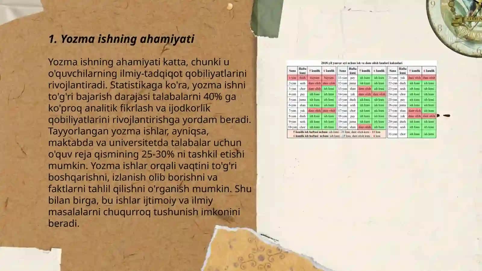 Yozma ish tartibi 3