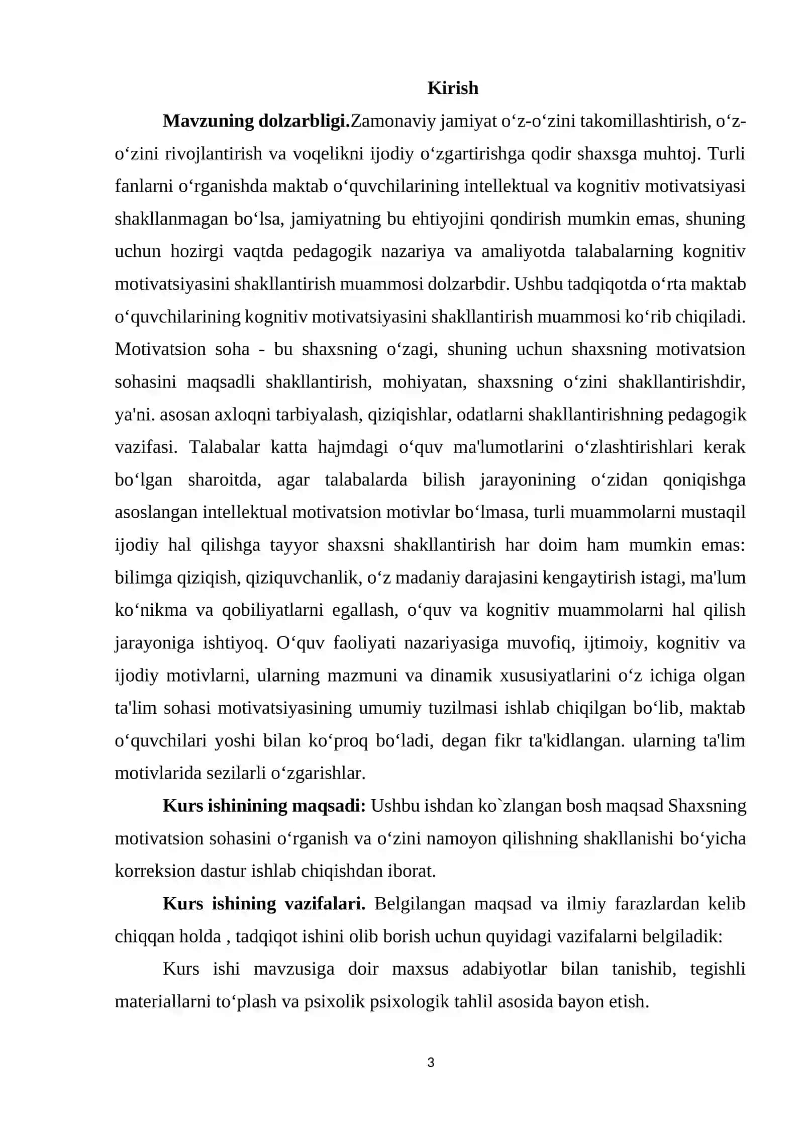 Shaxsning motivatsion sohasi 3