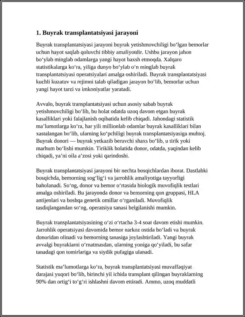 Buyrak transplantatsiyasi 3