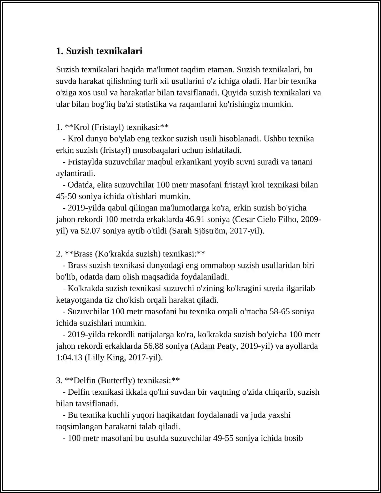 Krol (Fristayl) texnikasi 3