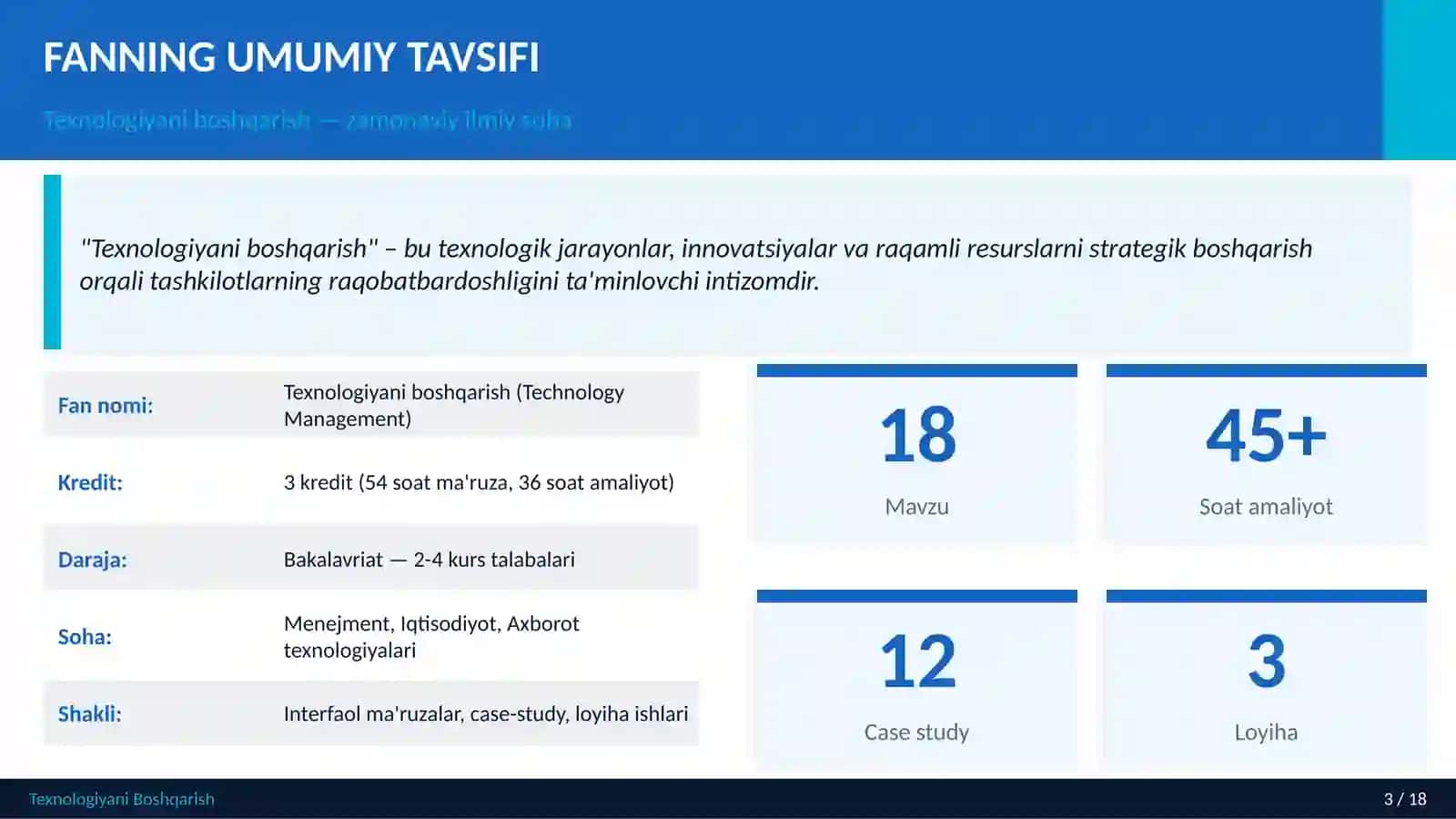 Fanning maqsad va vazifalarini tahlil qilish 3