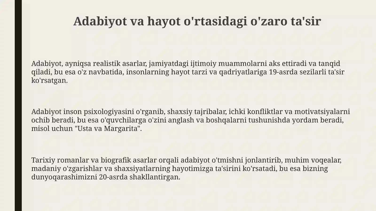 Hayot va adabiyot 3
