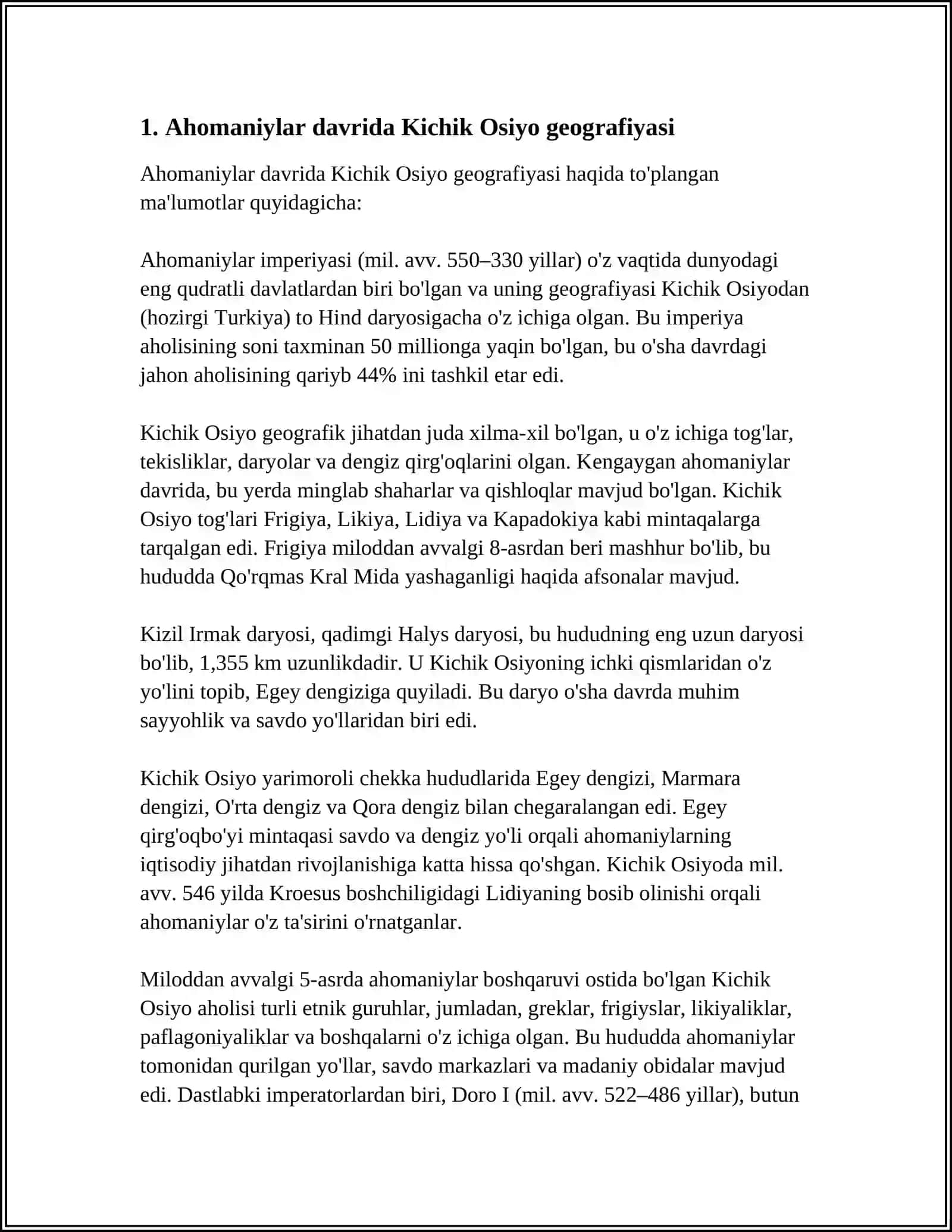 AHOMANIYLAR DAVRIDA KICHIK OSIYO XALQLARI 3