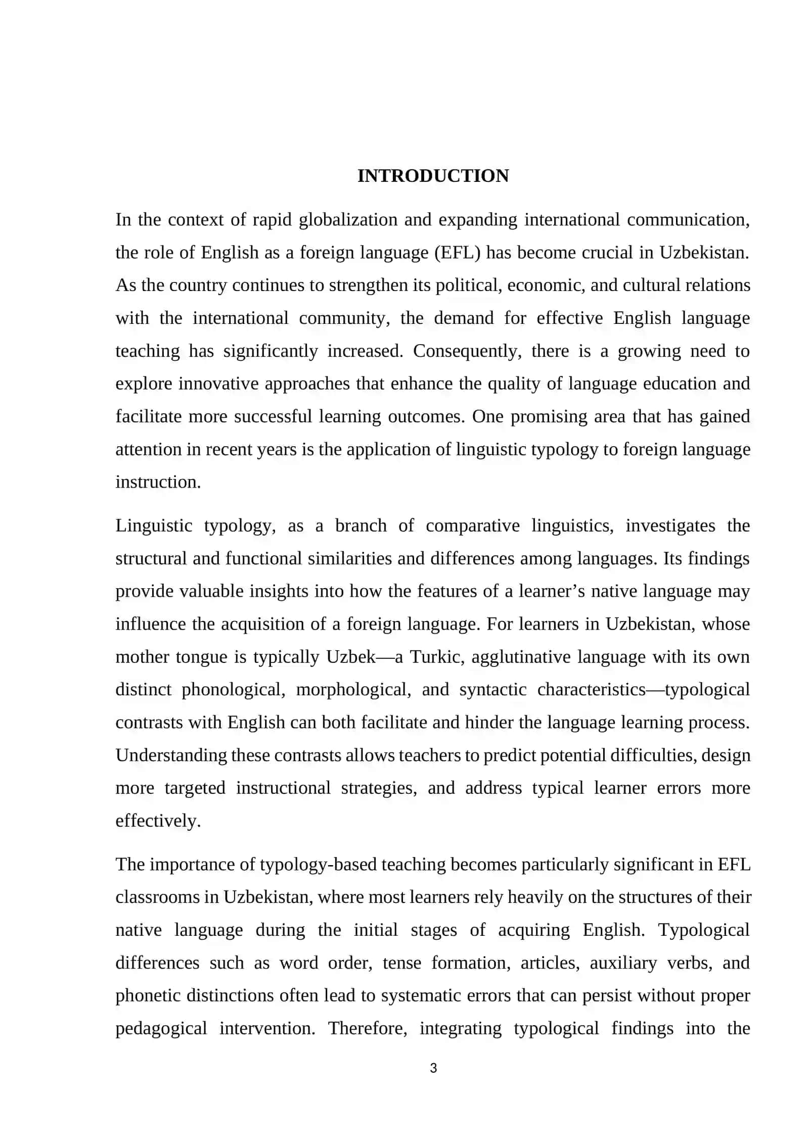 Course Paper on Basics of Research in Linguistics and Foreign Language Teaching 3