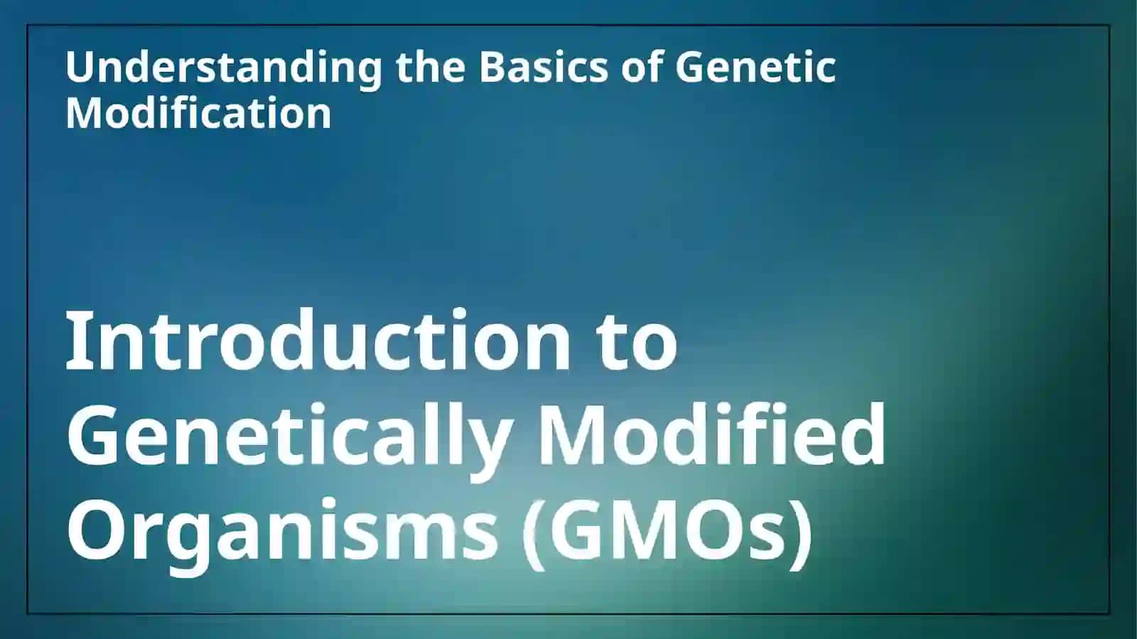 The Pros and Cons of genetically modified food 3