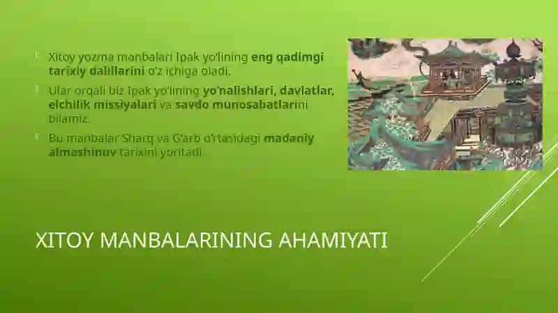 BUYUK IPAK YO‘LI BO‘YICHA XITOY MANBALARI 3