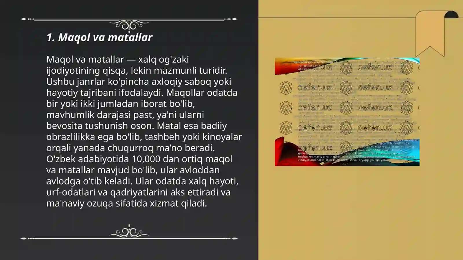 Òzbek folklorining ilk tòplovchilari Nuriniso 3