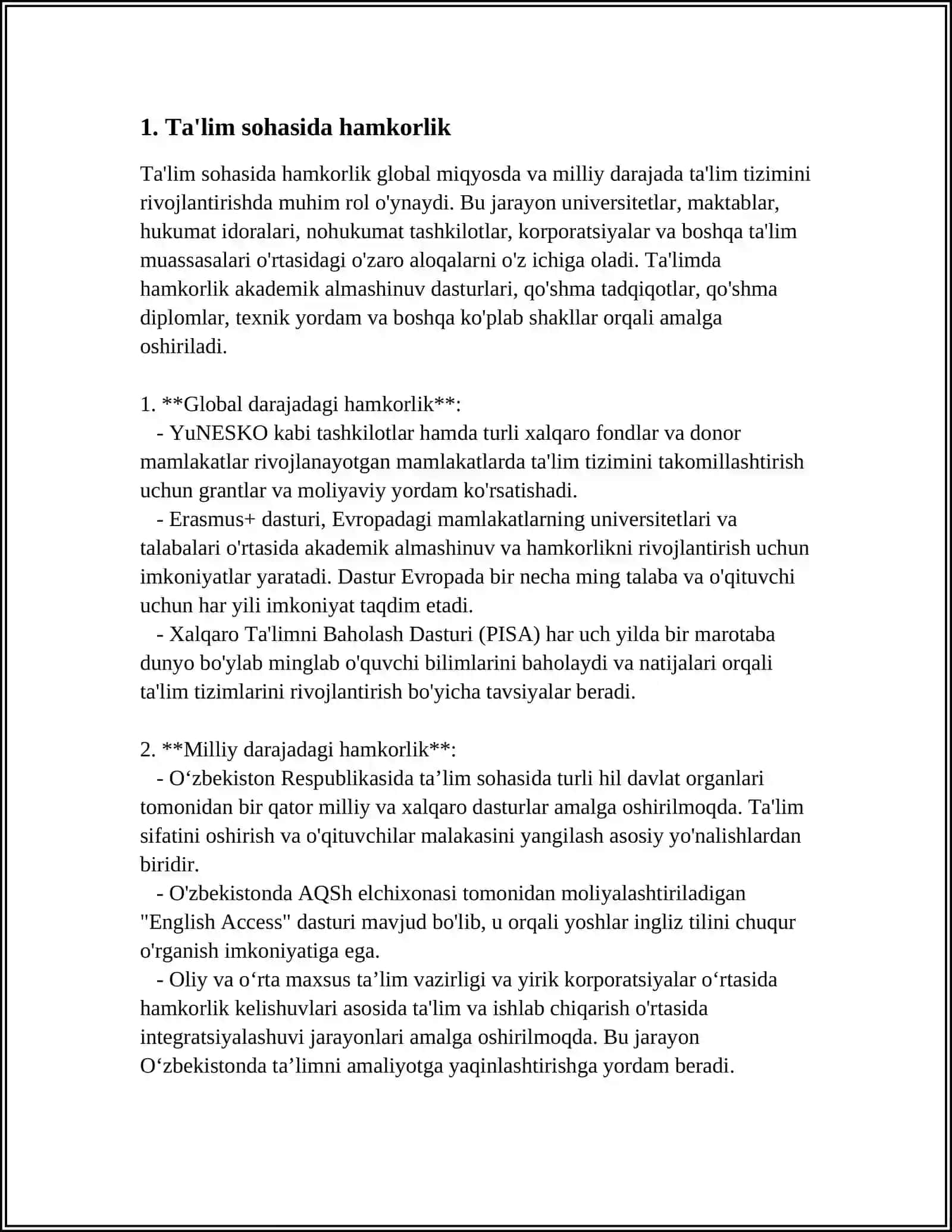 O‘ZBEKISTON VA UNICEF ALOQALARI 3