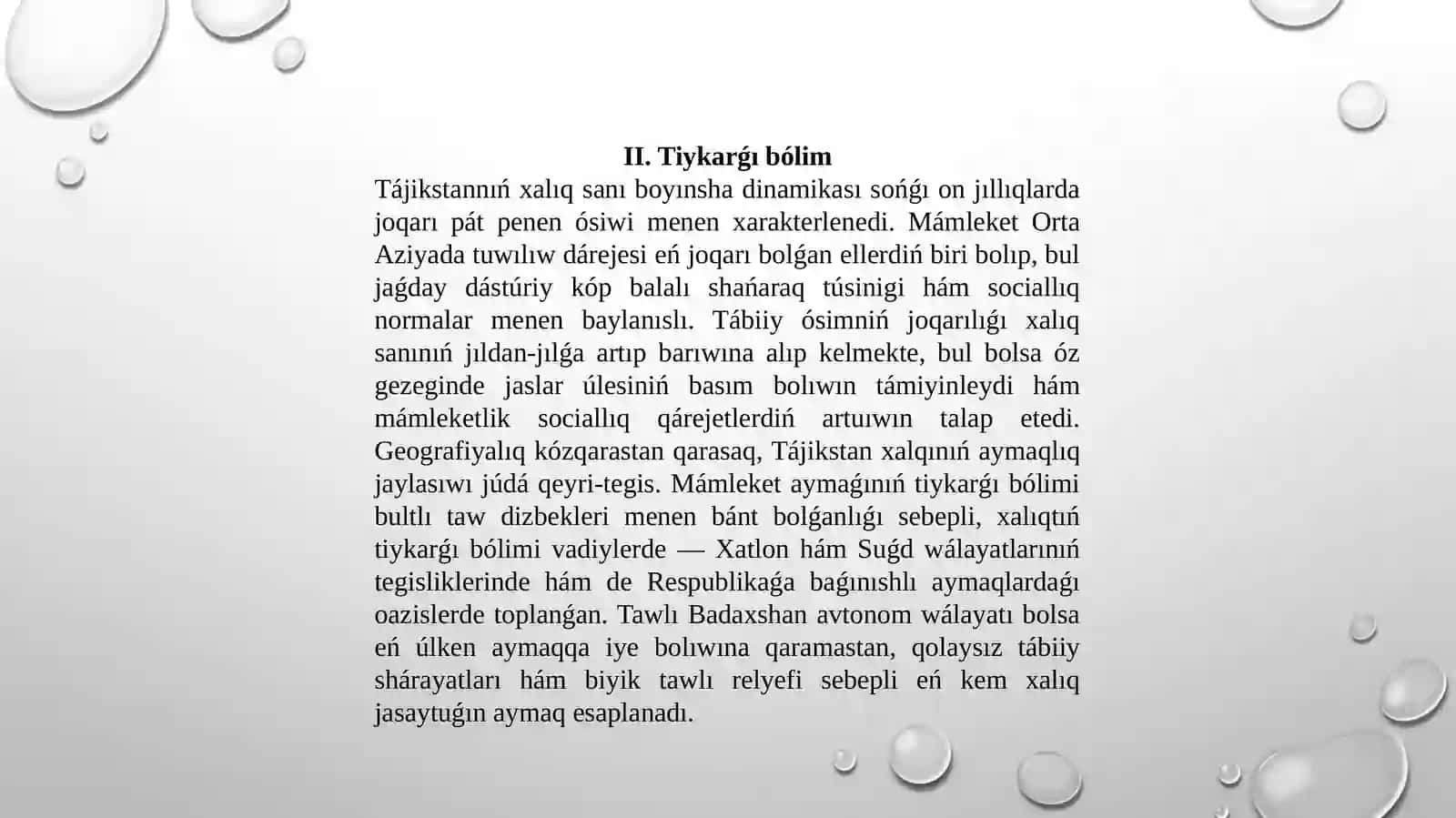 Tájikstan xalqı hám geodemografiyalıq jaǵdayı 3