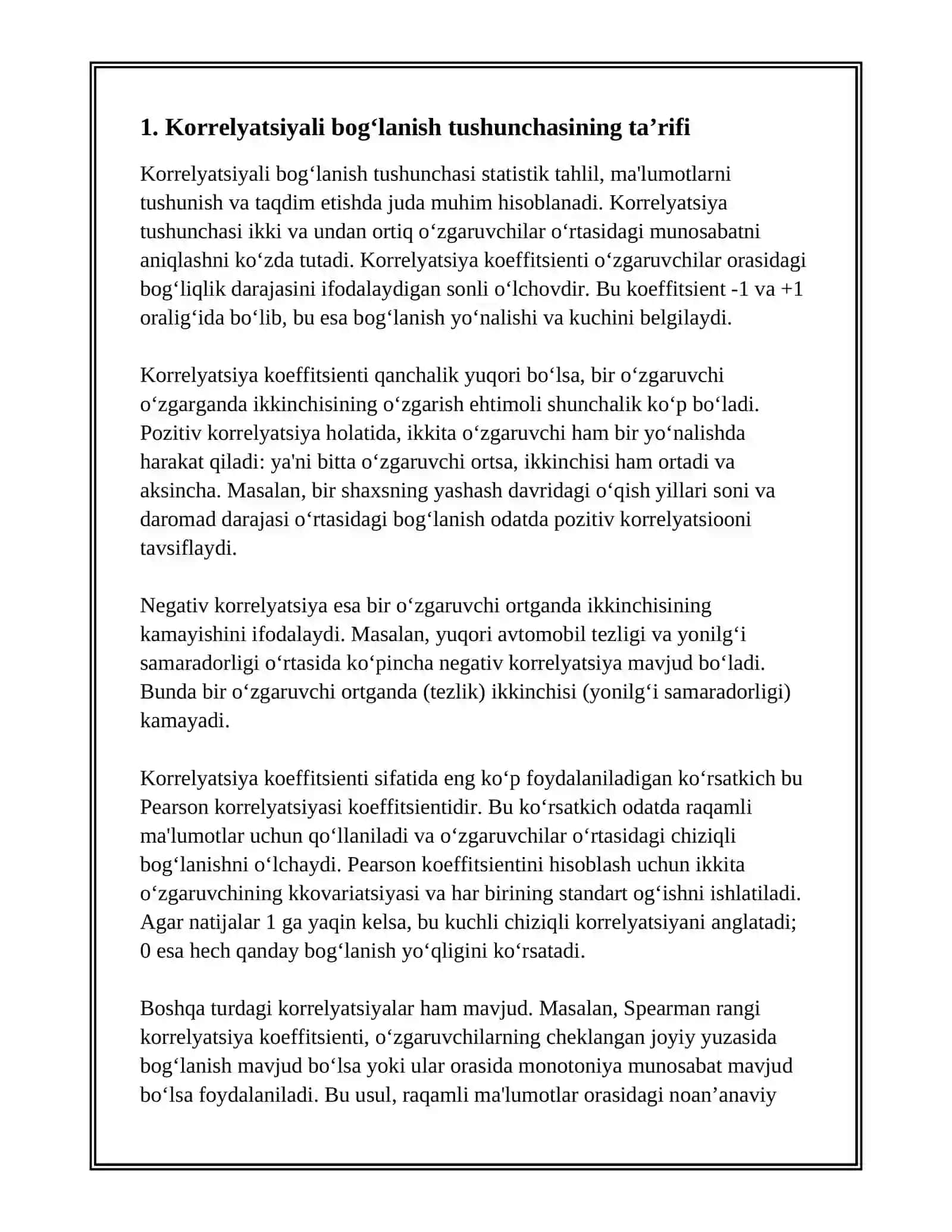 Korrelyatsiyali Boglanish Tushunchasi 3