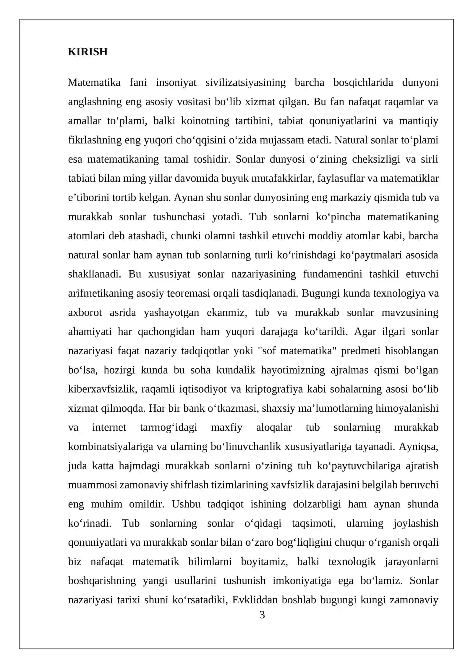 TUB VA MURAKKAB SONLAR 3
