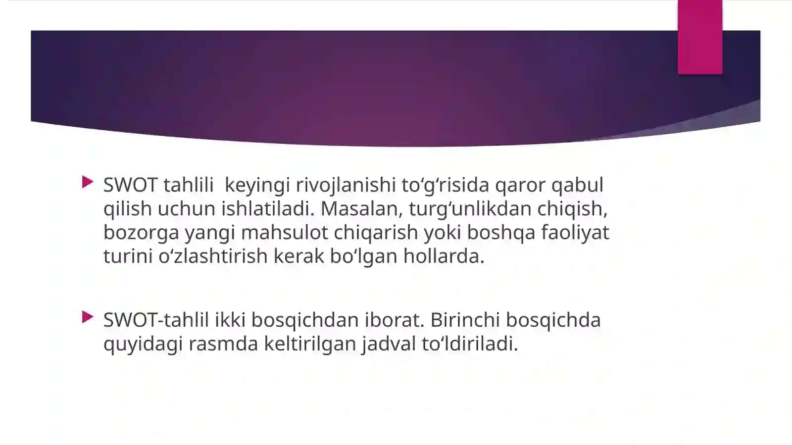 SWOT TAHLILI 3