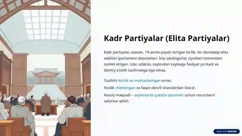 Siyosiy Partiyalar Tipologiyasi: Tushunchalar va Tahlillar 3